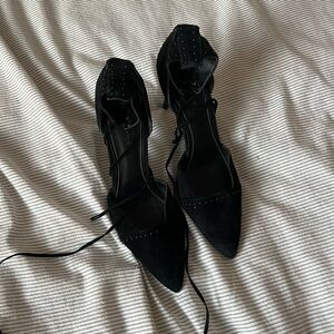 Kendall & Kylie Black Studded Heels